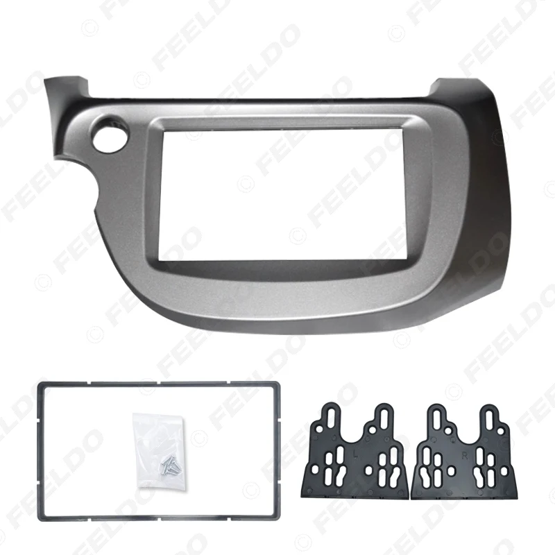 FEELDO автомобильный DVD/CD Радио стерео панель Fascia Рамка адаптер комплект для Honda FIT Jazz