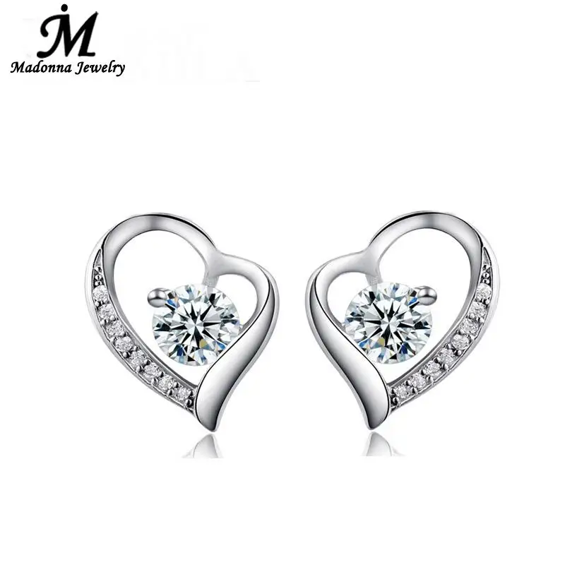 RUOYE модные серьги гвоздики корейские для женщин посеребренные ювелирные изделия