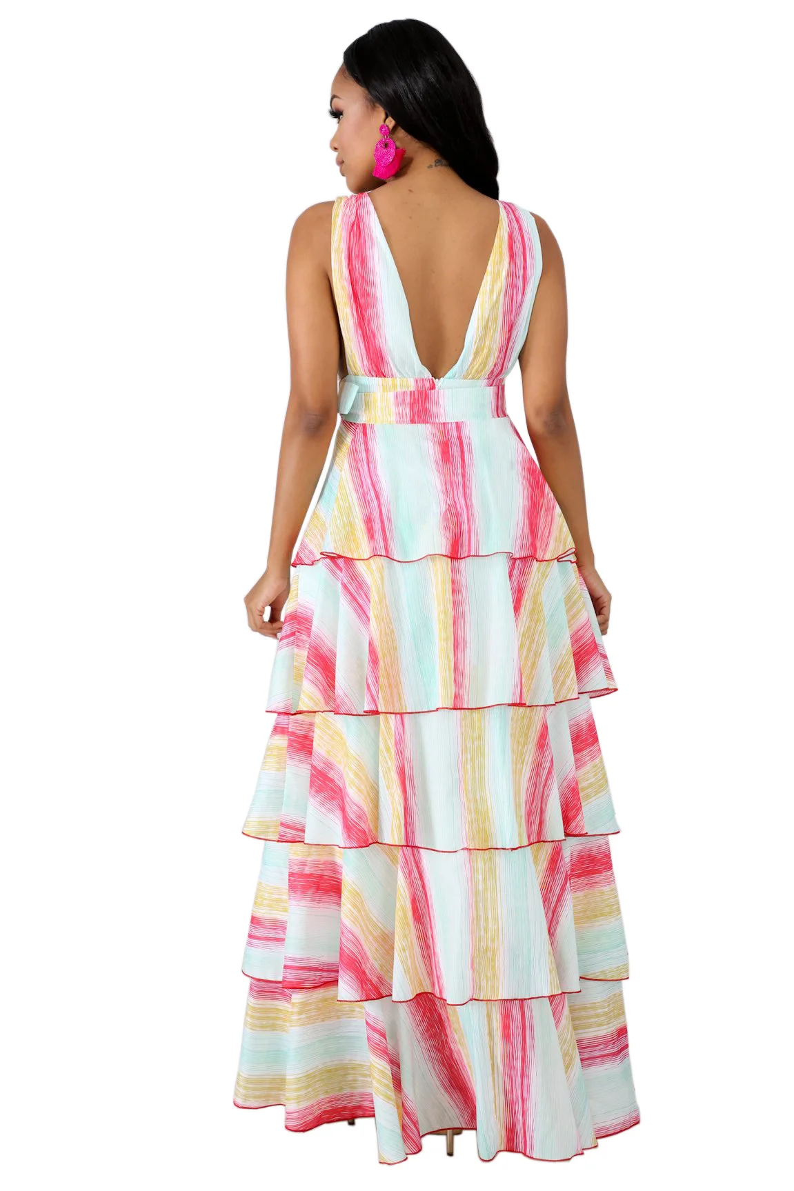 Fashion V Neck Boho Maxi Woman Dress Sleeveless Spaghetti Strap Vintage Beach Dresses Office Lady Party Vestido | Женская одежда