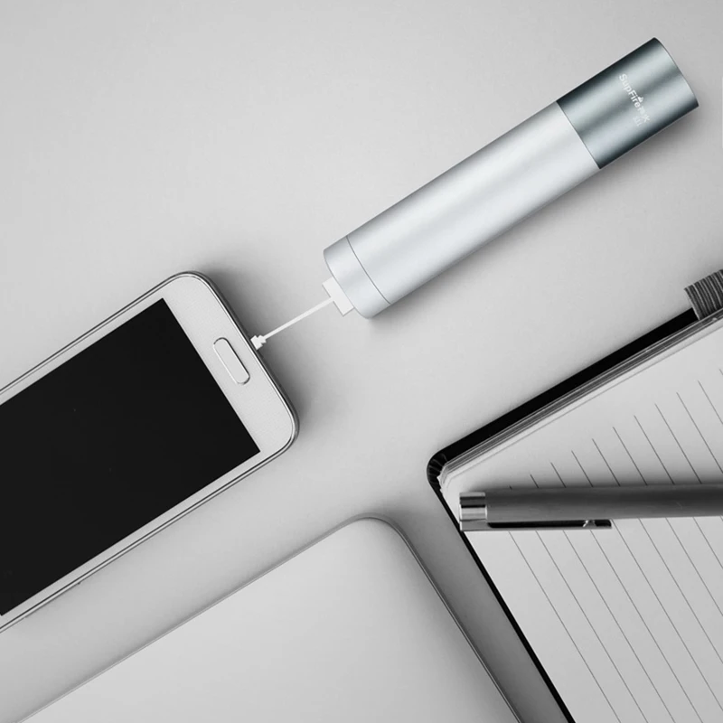 Supfire флэш-светильник светодиодный мини-ручка светильник Lanterna S11 USB Linterna светодиодный флэш-светильник фонарь для Sofirn Convoy S2 Nicron Fenix Nitecore