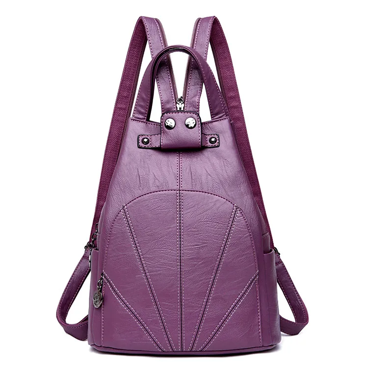 2020 Модный женский рюкзак высокого качества из мягкой кожи рюкзаки для девочек