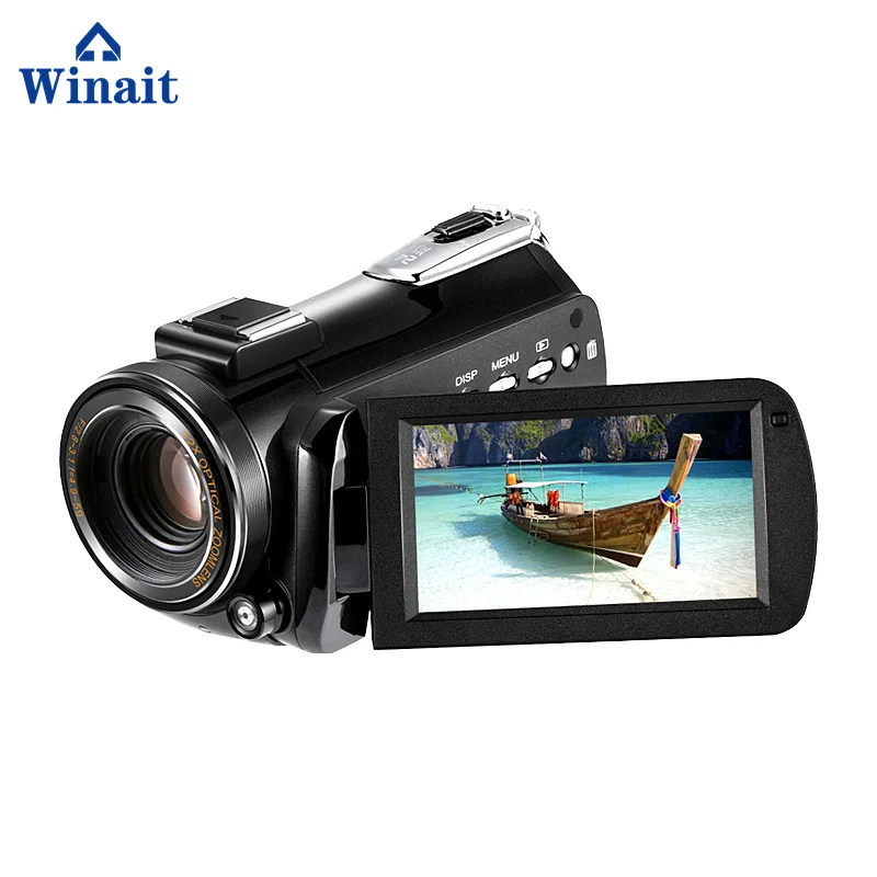 standard Winait профессиональная высококачественная UHD 4k Wifi цифровая видеокамера с 3,0 ''сенсорным дисплеем для домашнего использования Цифровая видеокамера - Цвет: standard