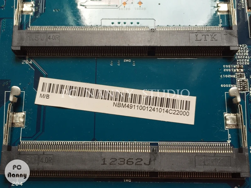 Материнская плата PCNANNY NBM4911001 488.4tu05.04m для Acer Aspire V5 471P Latop материнская i5 1 7 ГГц 2x DDR3 GMA