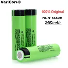 6 шт.лот VariCore оригинальный 18650 NCR18650B Перезаряжаемые литий-ионная аккумуляторная батарея 3,7 V 3400mAh для фонарика использует