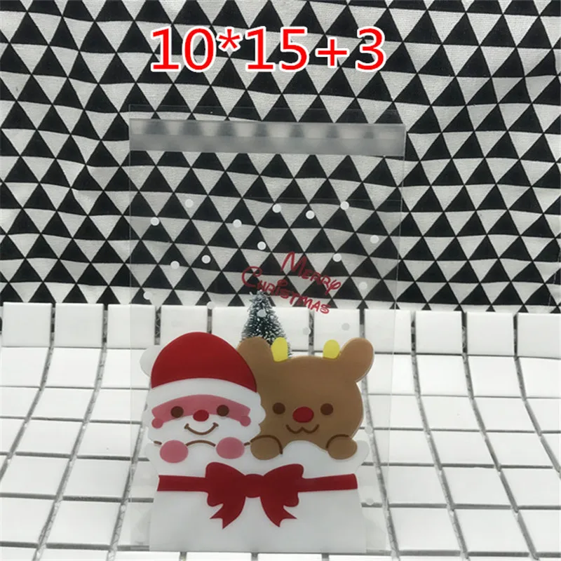 Рождественские целлофановые пакеты праздвечерние чный печенье конфеты