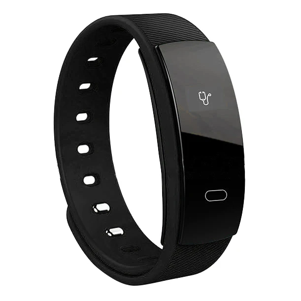 Смарт-часы QS80 с Bluetooth фитнес-браслет пульсометр для Android IOS черный синий
