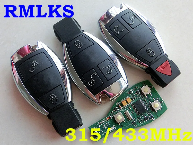 RMLKS 2 3 4 кнопки 315 МГц Стандартная замена ключа для Mercedes Benz 2000 + NEC управление BGA 433