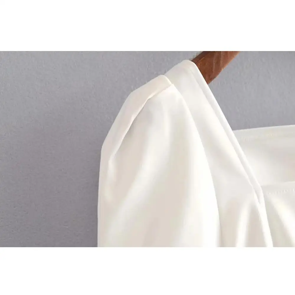 Женское винтажное мини-платье повседневное белое платье с квадратным вырезом и