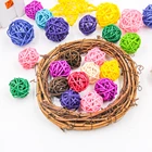 Смешанные 3 размера 15 шт круглая форма мутил цвета ротанга мяч Sepak Takraw для рождественской вечеринки дня рождения и домашнего украшения свадебной вечеринки