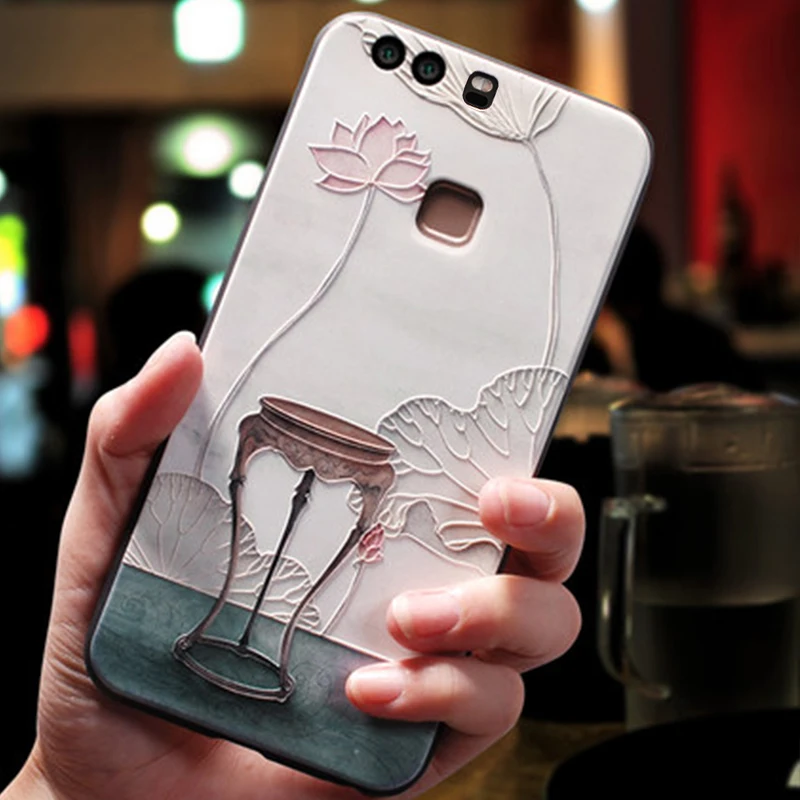 YueTuo 3d противоударный coque чехол для Huawei p9 P 9/p9 Lite p9lite 2016 Оригинальные Роскошные