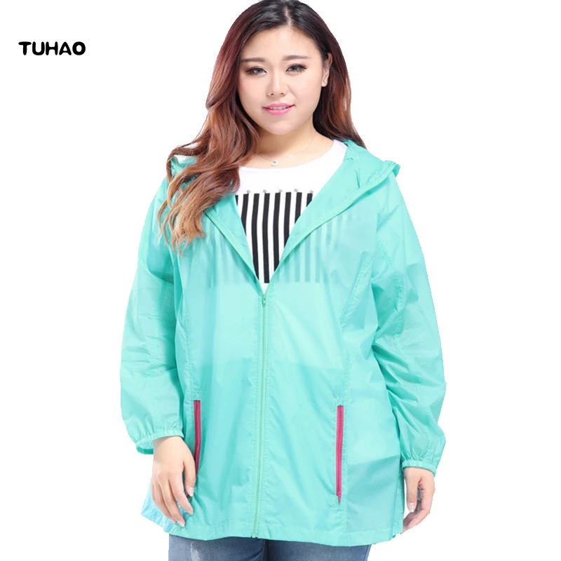 

Тренч TUHAO Женский, тонкий, дышащий, с защитой от солнца, большие размеры, 10XL 8XL 6XL, MS21