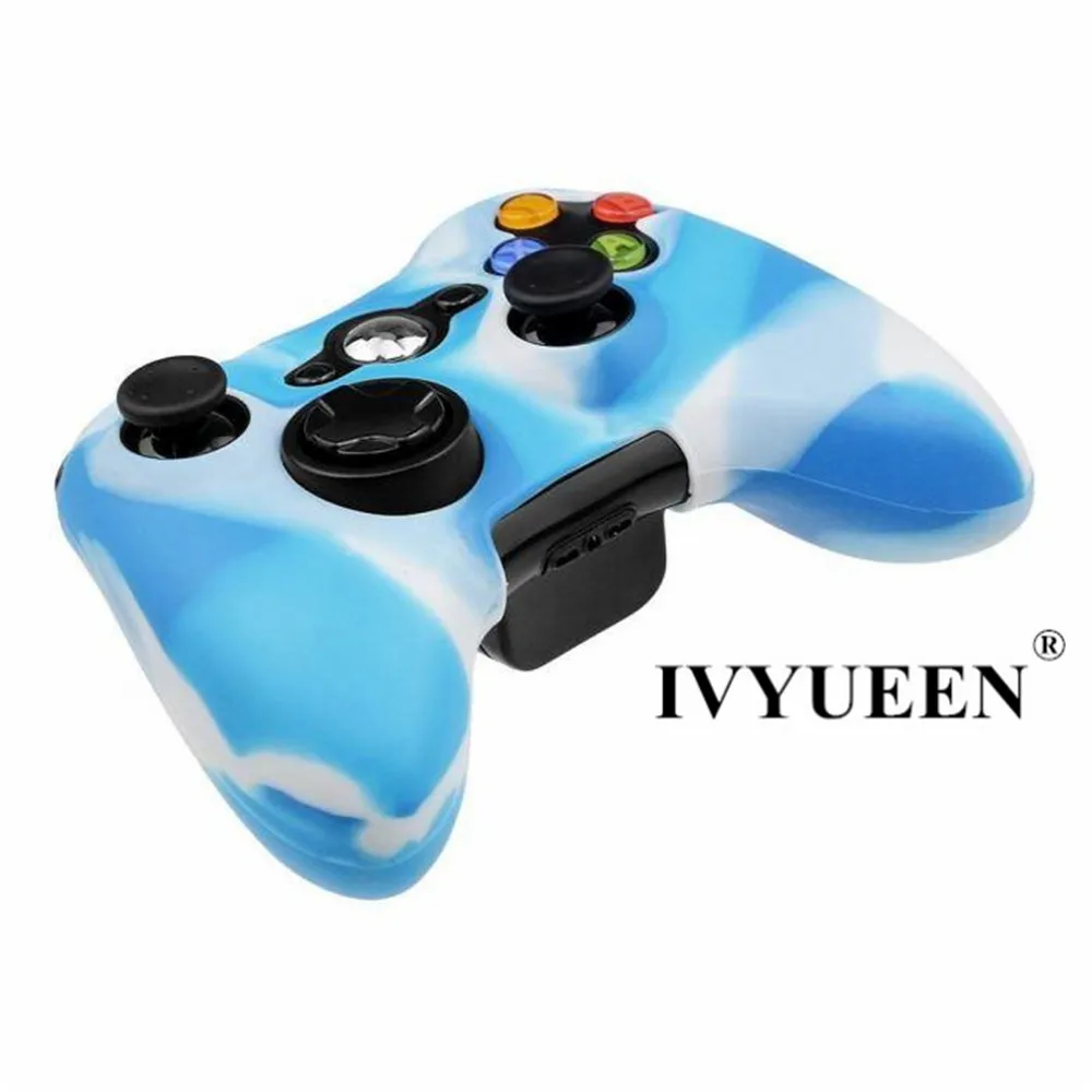 Защитный чехол IVYUEEN Camo для microsoft Xbox 360 проводной/беспроводной контроллер силиконовый чехол для X Box 360