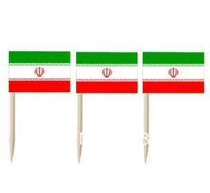 

DHL free shipping Factory wholesale 65mm Banner /Advertising /Promotional Flag (toothpick flag)-Iran flag