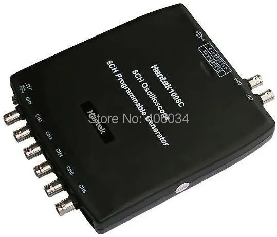 Hantek 1008C Виртуальный USB автомобильный диагностический осциллограф/8 каналов DAQ