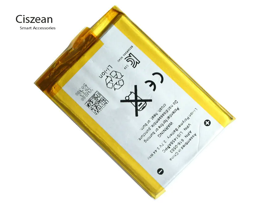 Ciszean 930mAh 616-0553 / LIS1458APPC внутренний литий-полимерный Сменный аккумулятор для iPod Touch 4