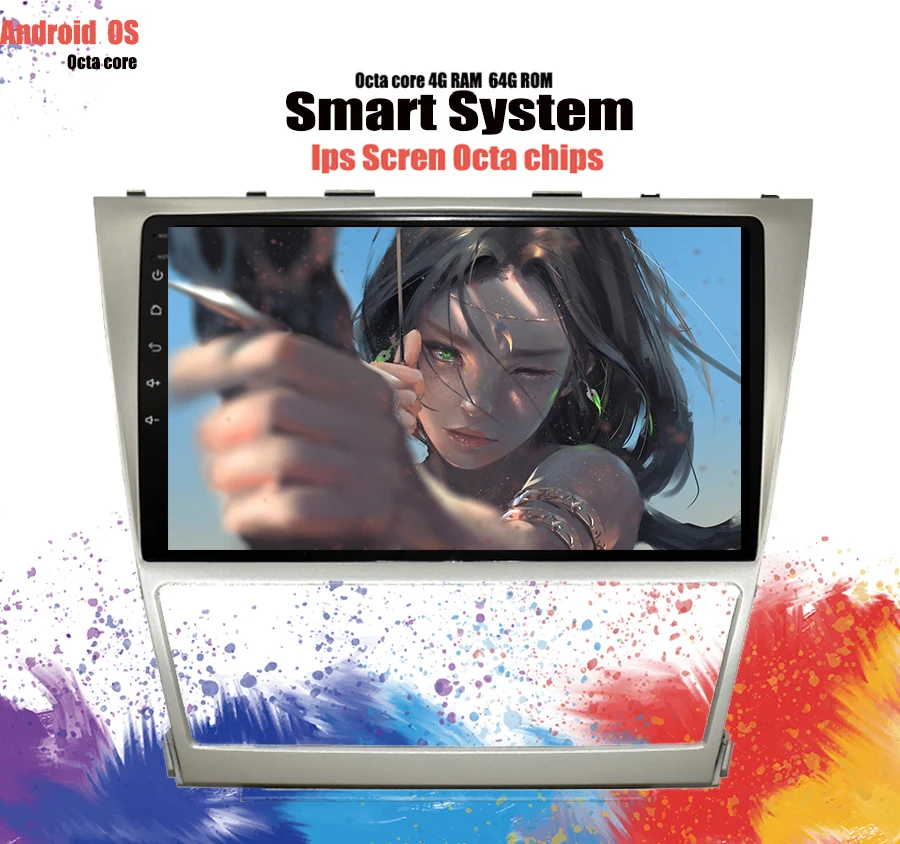 Android 10 0 Octa Core 1 &quotАвтомобильный dvd плеер для Toyota Camry 2008 2011 GPS Navi поддержка dab +