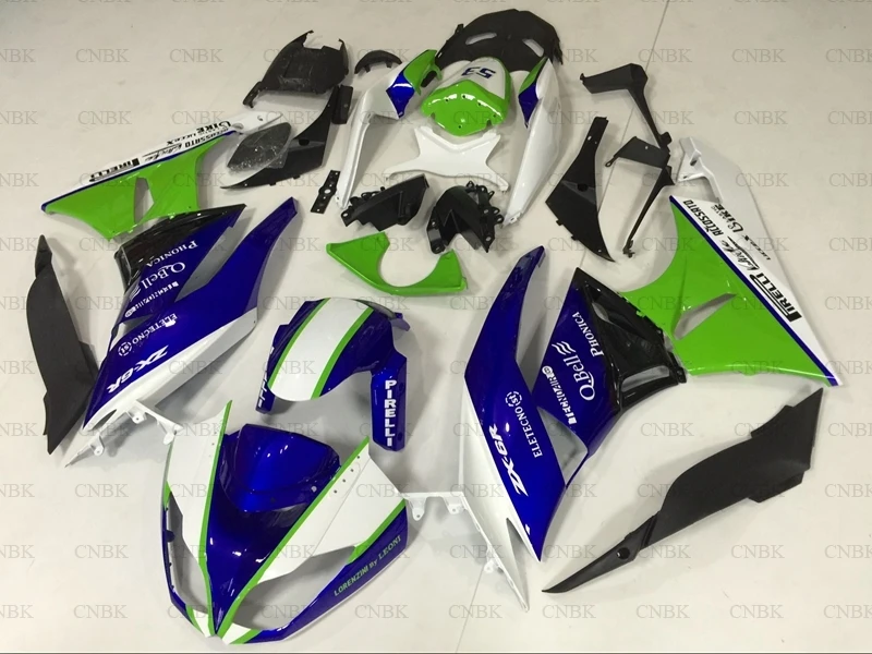 Для 636 Zx 6r 2009 2012 наборы для тела Kawasaki Zx6r синий белый зеленый Ninja полный комплект