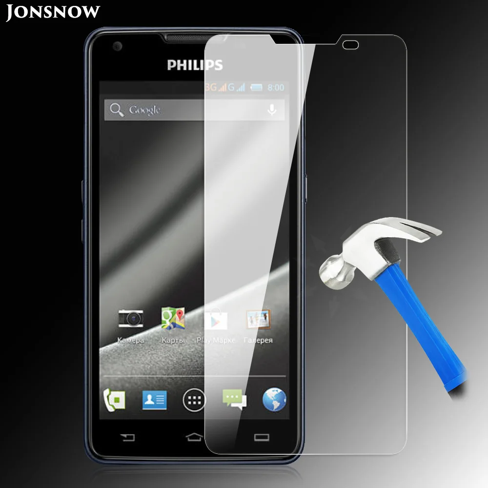 JONSNOW 9H пленка из закаленного стекла для Philips W6610/W6618 2.5D Передняя ЖК дисплей высокая