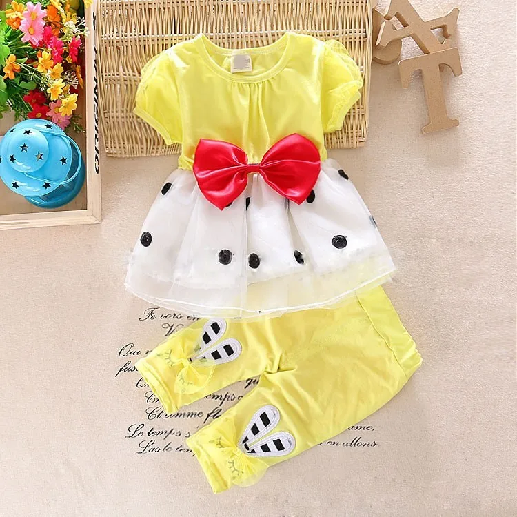 2017 г. Комплекты летне осенней одежды для девочек детский комплект Повседневное