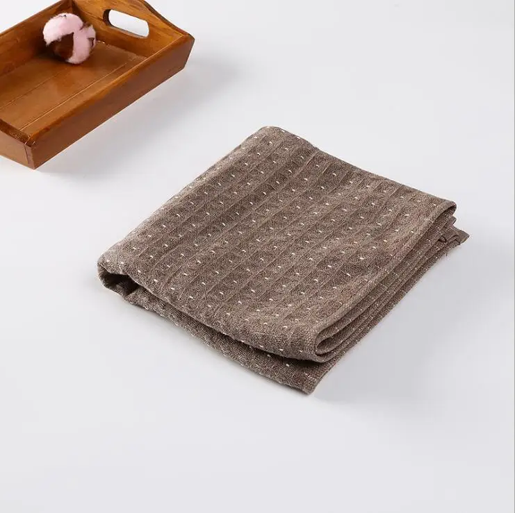 

34X76CM 100% Cotton Skin-friendly Soft Face Towel Family Cotton Face Towel Double Twist Pure Color Absorbent Comfortable Towel