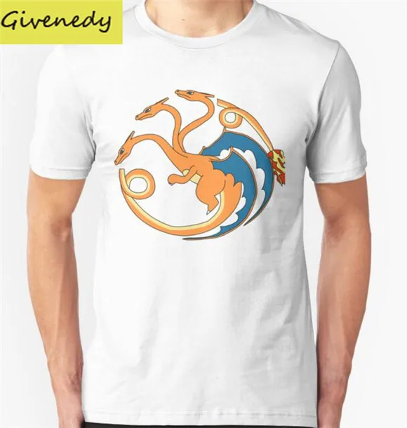 Горячие продажи 2016 Дом Charizard новый стиль печати мужские летние повседневная