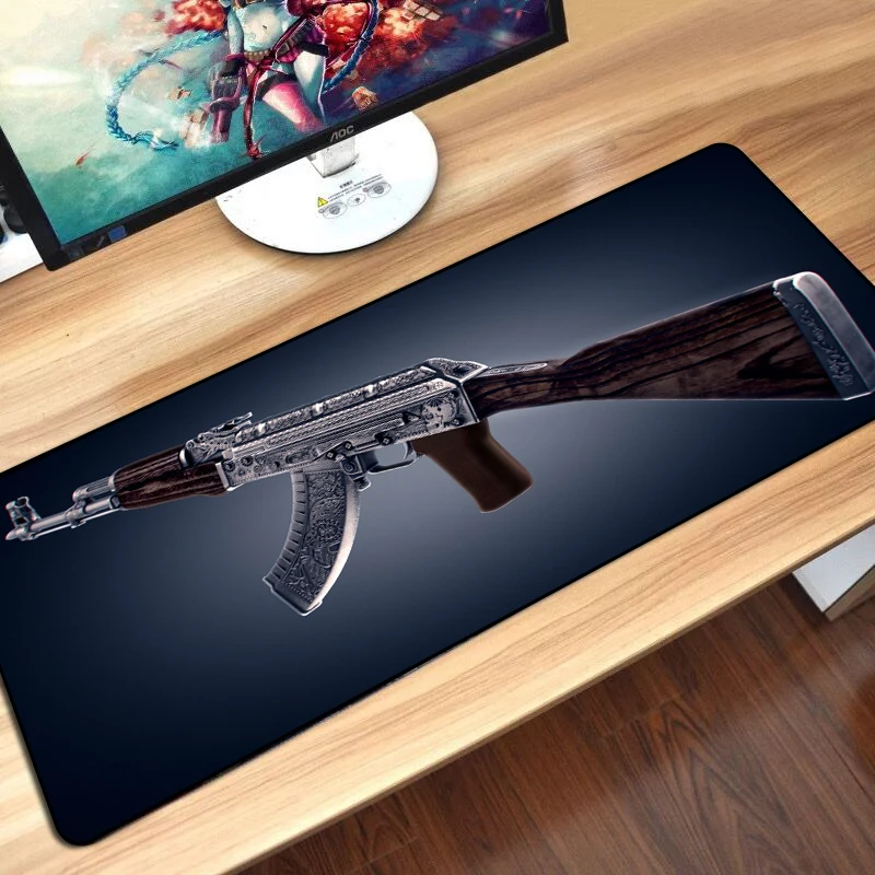 Игровой коврик для мыши большой игровой компьютерный CS GO AWP Dragon Lore AK47 M4A4 Rainbow Six 80x30