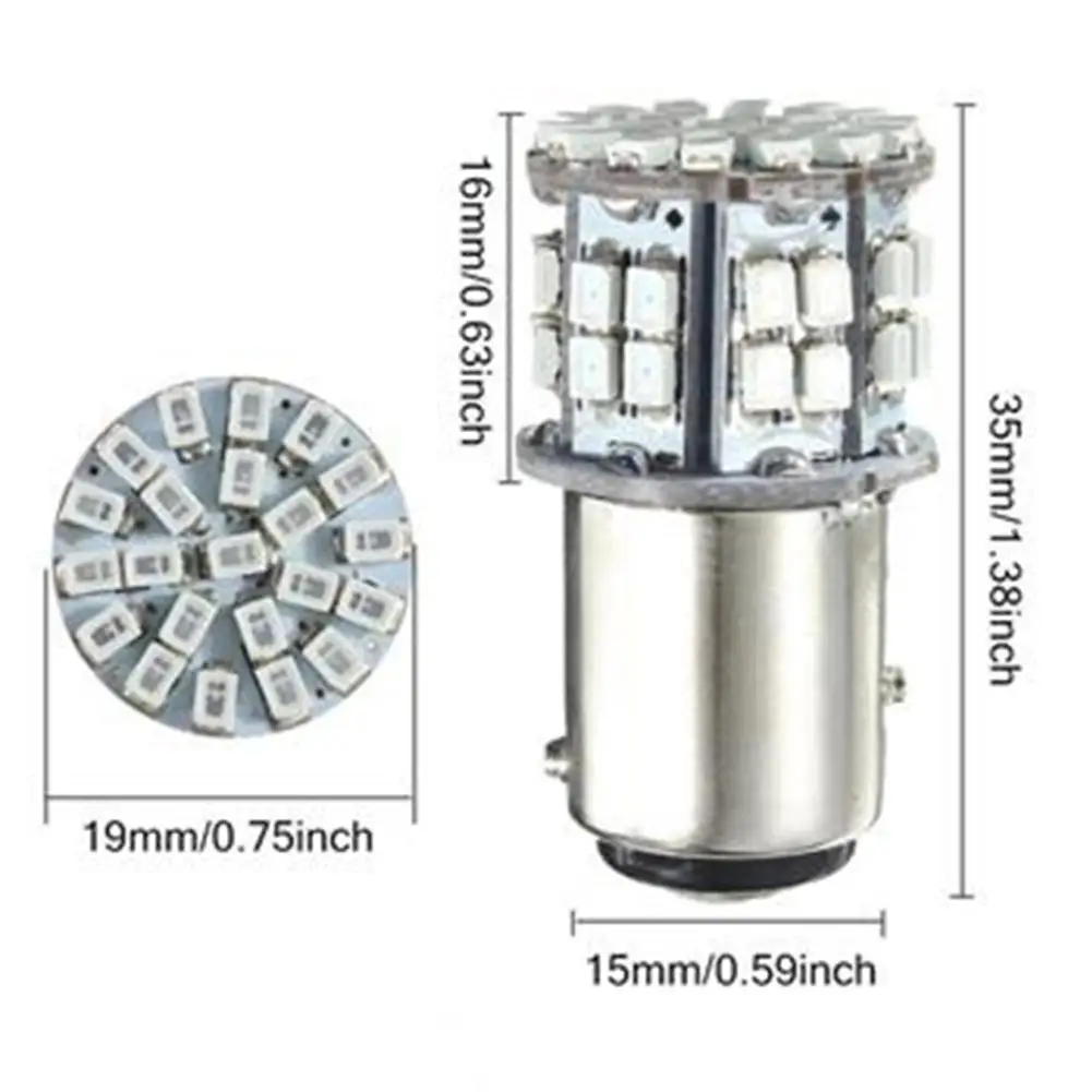Супер яркий автомобильный стоп-сигнал BAY15D 1157 50SMD 1206 светодиодный светильник