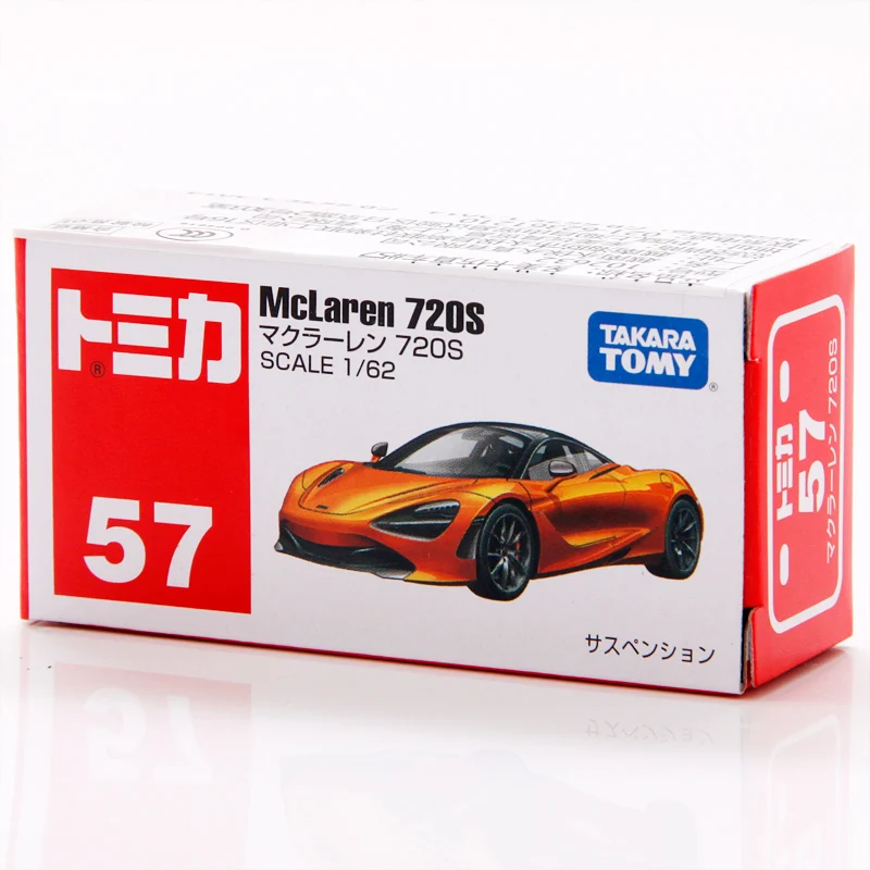 Takara Tomy Tomica Mclaren 720S 1/62 спортивный автомобиль металлическая литая модель