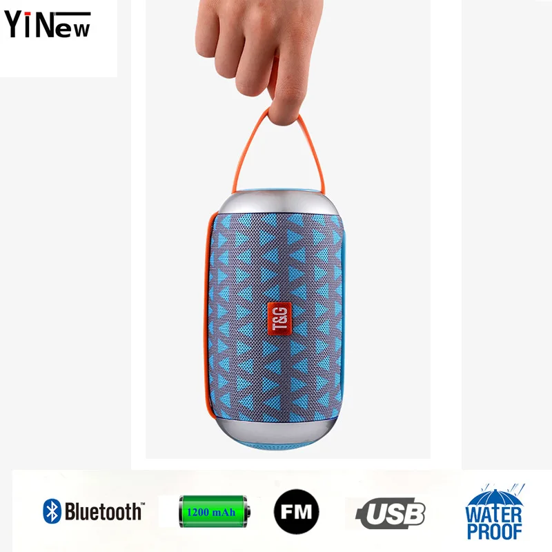 Портативный беспроводной bluetooth динамик fm радио Колонка водонепроницаемый стерео