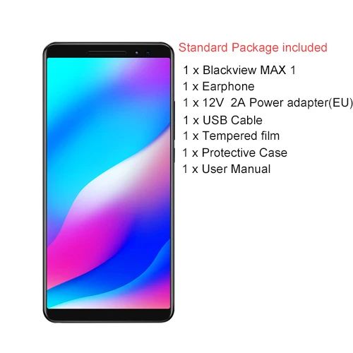 Standard Package Blackview MAX 1 проектор для мобильного телефона AMOLED 4680 мАч Android 8,1 Мини проектор передвижной дома ТЕАТР 6 ГБ+ 64 смартфон - Цвет: Standard Package
