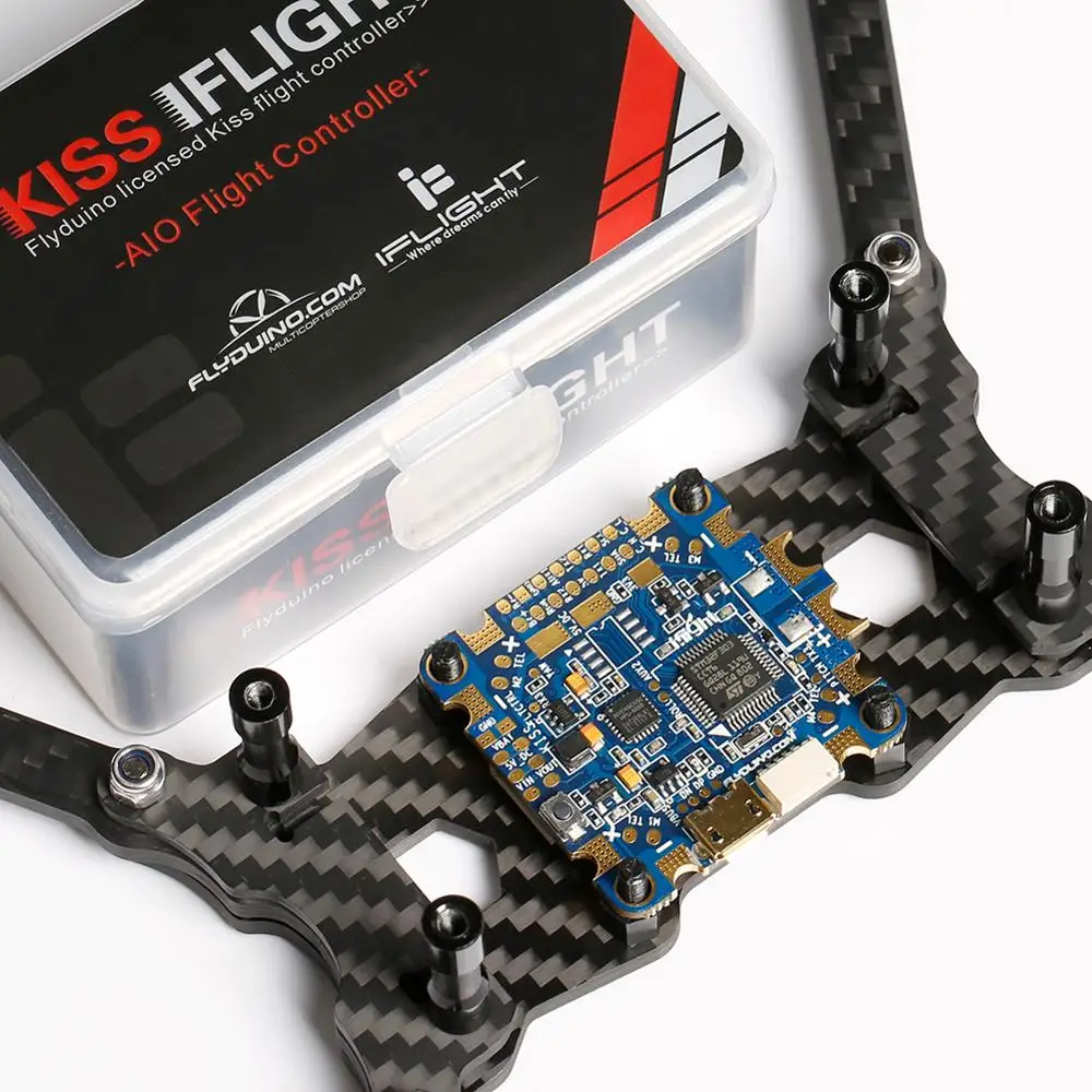 IFlight STM32F303 F3 Kiss iFlight flydukiss лицензированный Контроллер полета FC интегрированный OSD