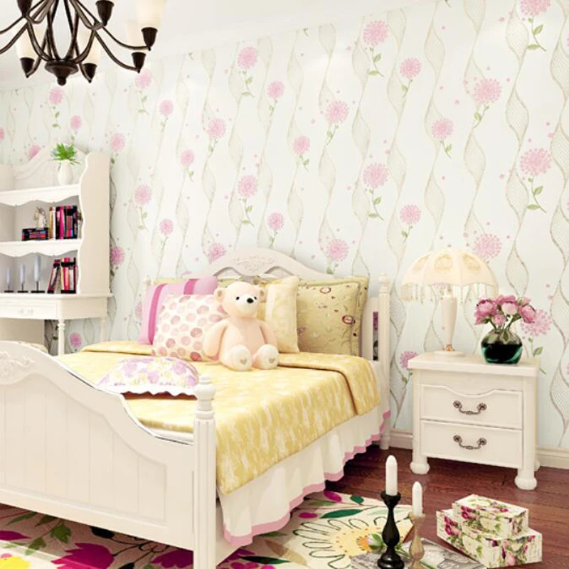 Красивые 3d обои с изображением одуванчика цветов для свадебной комнаты