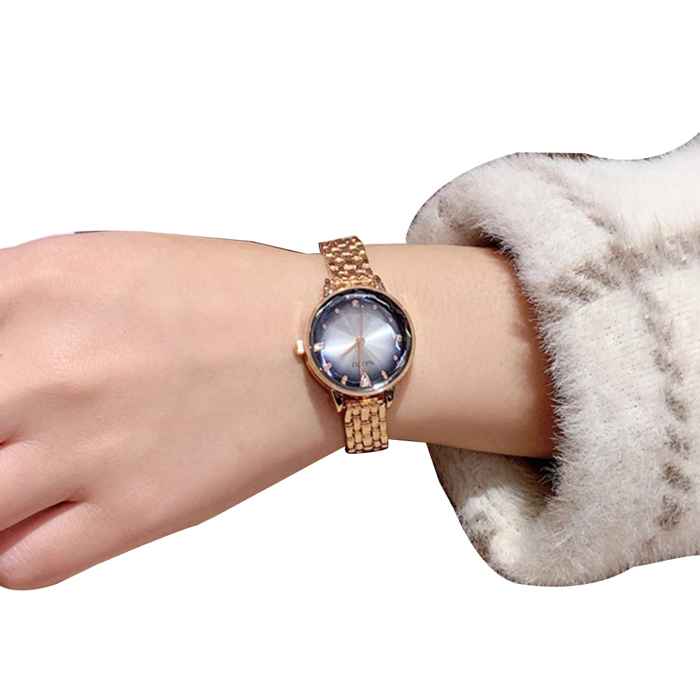 Чудесные женские модные наручные часы с Круглым Циферблатом из сплава сеткой