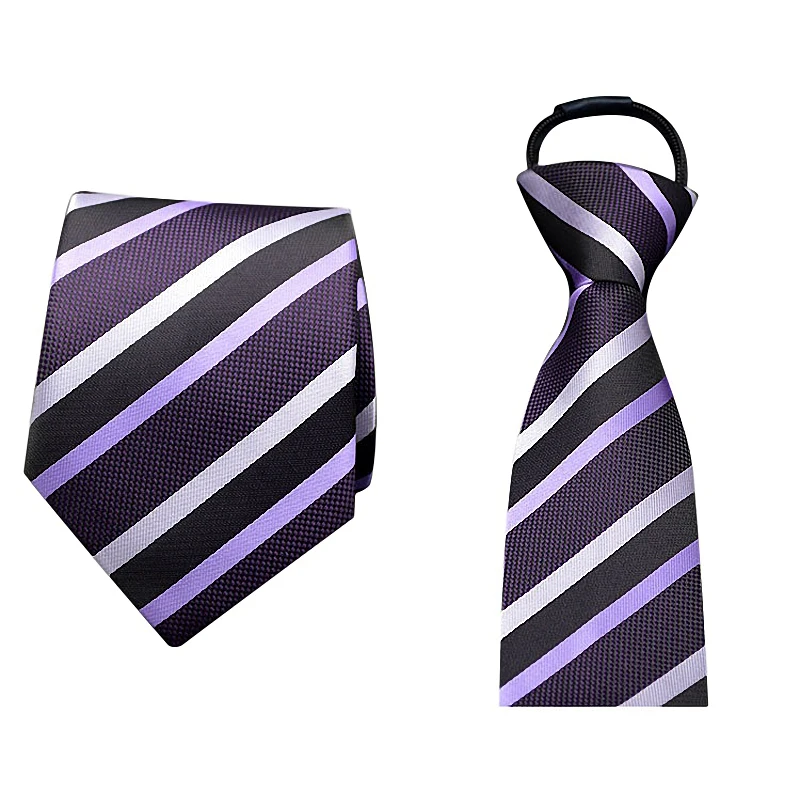 Мужской s предварительно завязанный узкий галстук с молнией Тонкий Галстук