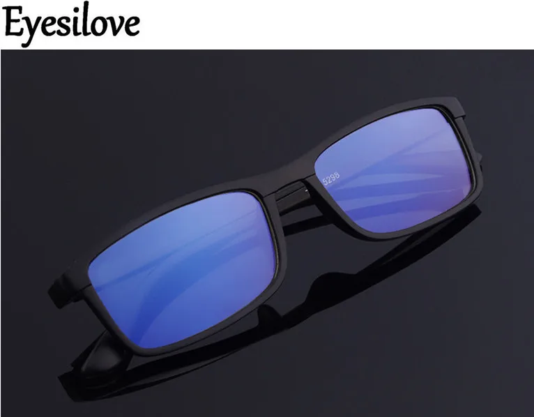 

Мужские очки для чтения Eyesilove TR90, модные женские компьютерные очки для чтения, линзы с защитой от синего света, степень от + 1,00 до + 4,00