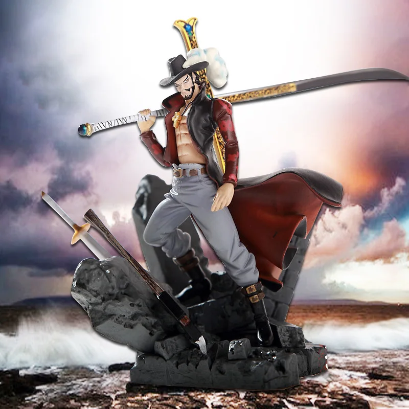 Экшн фигурка SC Dracule Mihawk из ПВХ 150 мм цельная экшн аниме игрушка One Piece Action фигурки|toy