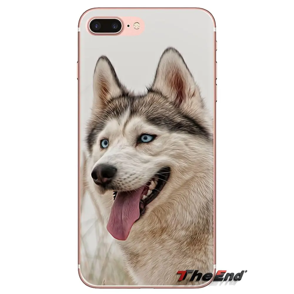 Transparent Soft Shell Covers Husky Dog For Huawei Mate Honor 4C 5C 5X 6X 7 7A 7C 8 9 10 8C 8X 20 Lite Pro |