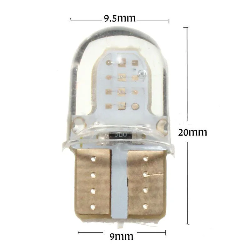 JX-LCLYL 10 шт. T10 194 168 W5W COB 8LED кварцевая Автомобильная купол с номерным знаком