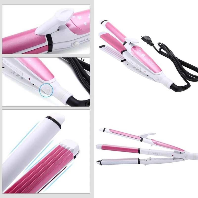 Щипцы для завивки волос Sonax Pro многофункциональные плойки с гофрированными