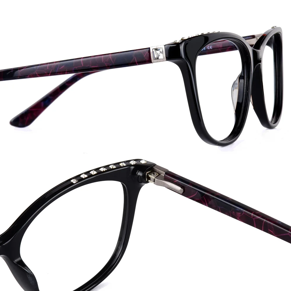 Женские ацетатные местные оправы очки в стиле ретро компьютерные модная оправа
