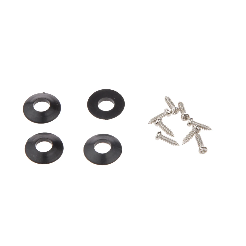 Черные тюнеры для укулеле 2L 2R с головкой машины винт наконечником 4 струн