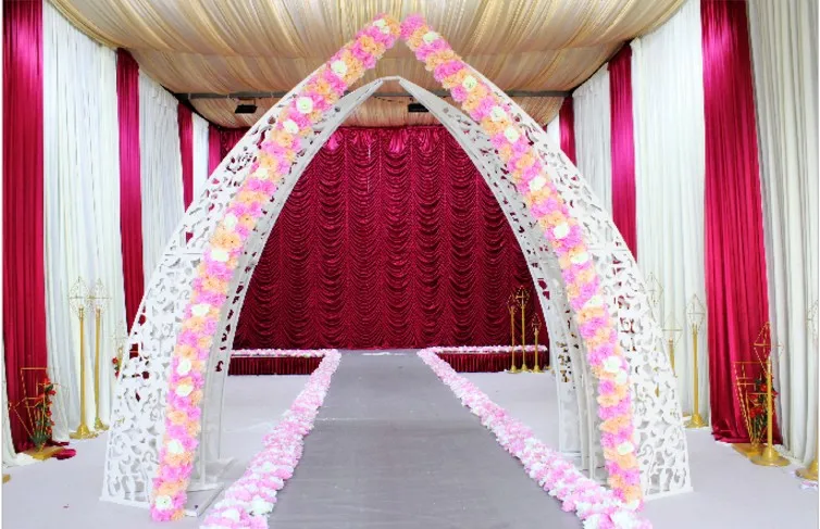 Настенный декор сделай сам для домашней вечеринки свадебная АРКА цветочный ряд