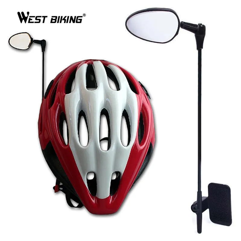 Велосипедное Зеркало заднего вида WEST BIKING телескопическое универсальное