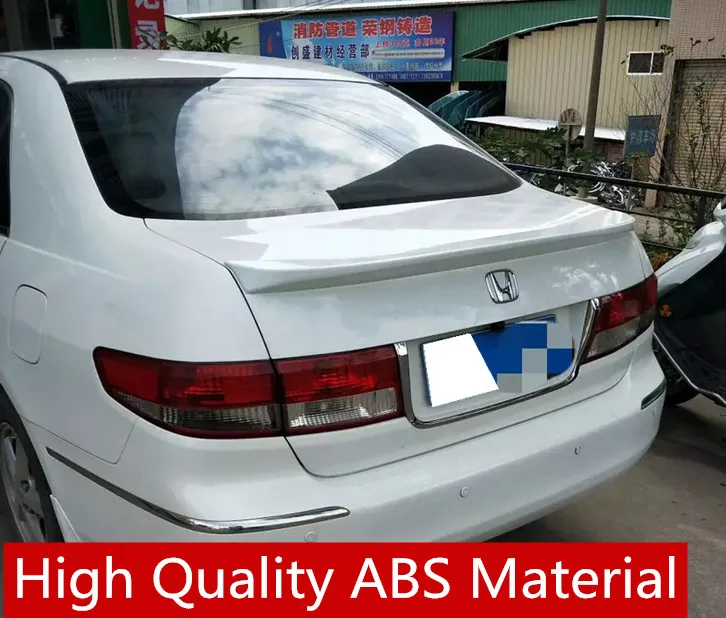 

For Honda Accord Spoiler High Quality ABS Material Car Rear Wing Primer Color Rear Spoiler Special spoiler 2000-2006