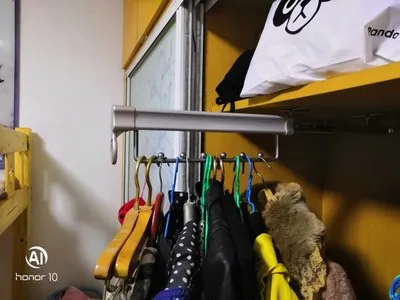 Выдвижная вешалка для одежды курток подвесная стойка|Вешалки и крючки| |