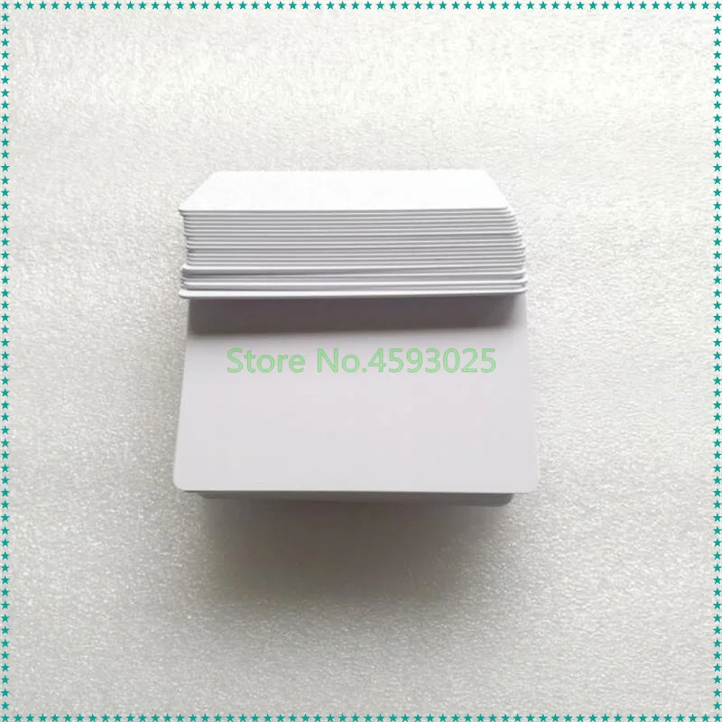 86x54x0,76 Глянцевая струйная печать ПВХ ID карта для Epson T50 R290 R230 L800 для Canon IP4810 принтер белая Пустая карточка из ПВХ