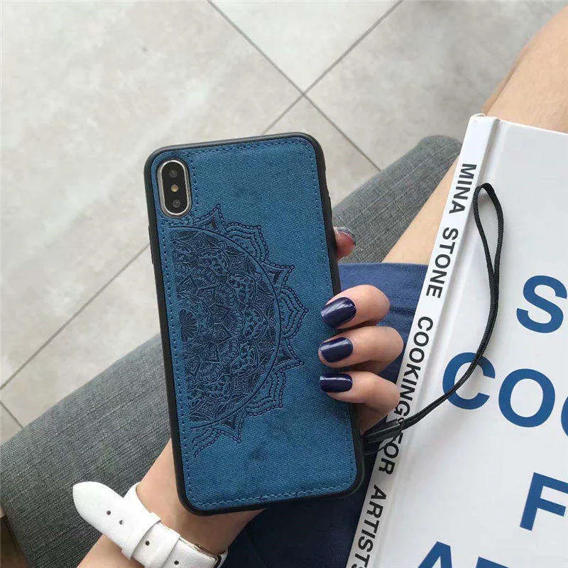 Роскошный чехол для телефона Huawei P30 30pro мягкий из ТПУ с рельефным рисунком мандалы
