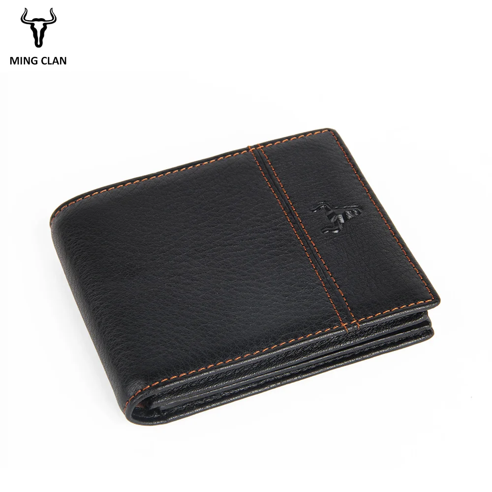 Mingclan Slim Wallet Men Wallets Small Money Purse Wallet Credit Card Holder Design Dollar Price Male Coin Bag Zipper Bag Pocket