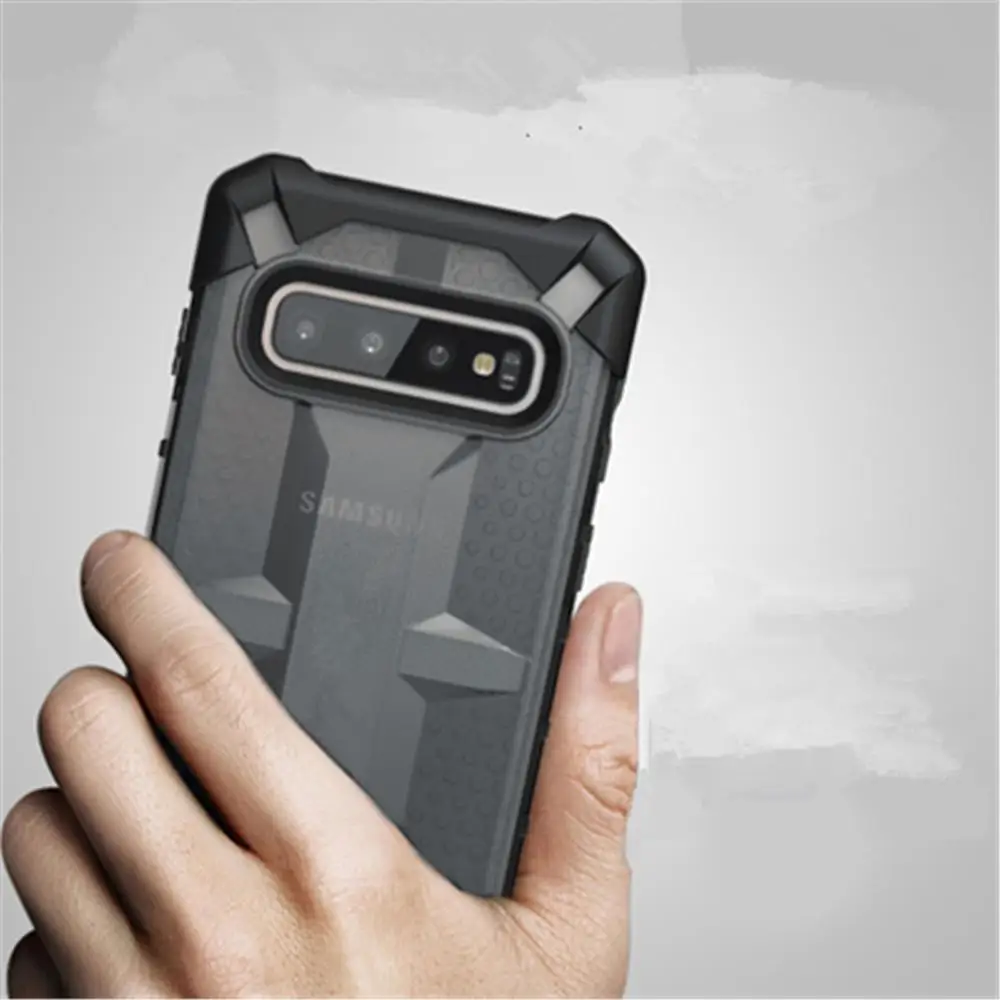 Чехол для Samsung прозрачный силиконовый чехол Galaxy S10 Plus S10E + защитный чехол-накладка