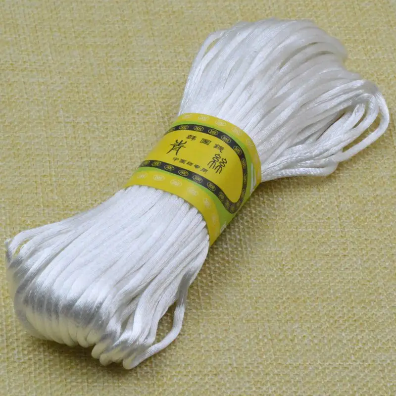 20 м/лот ручной работы Diy веревка красочный корейский Polyeaster плетеный шнур для Для